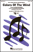 cover Colors of the Wind Two-Part choral sheet music cover
